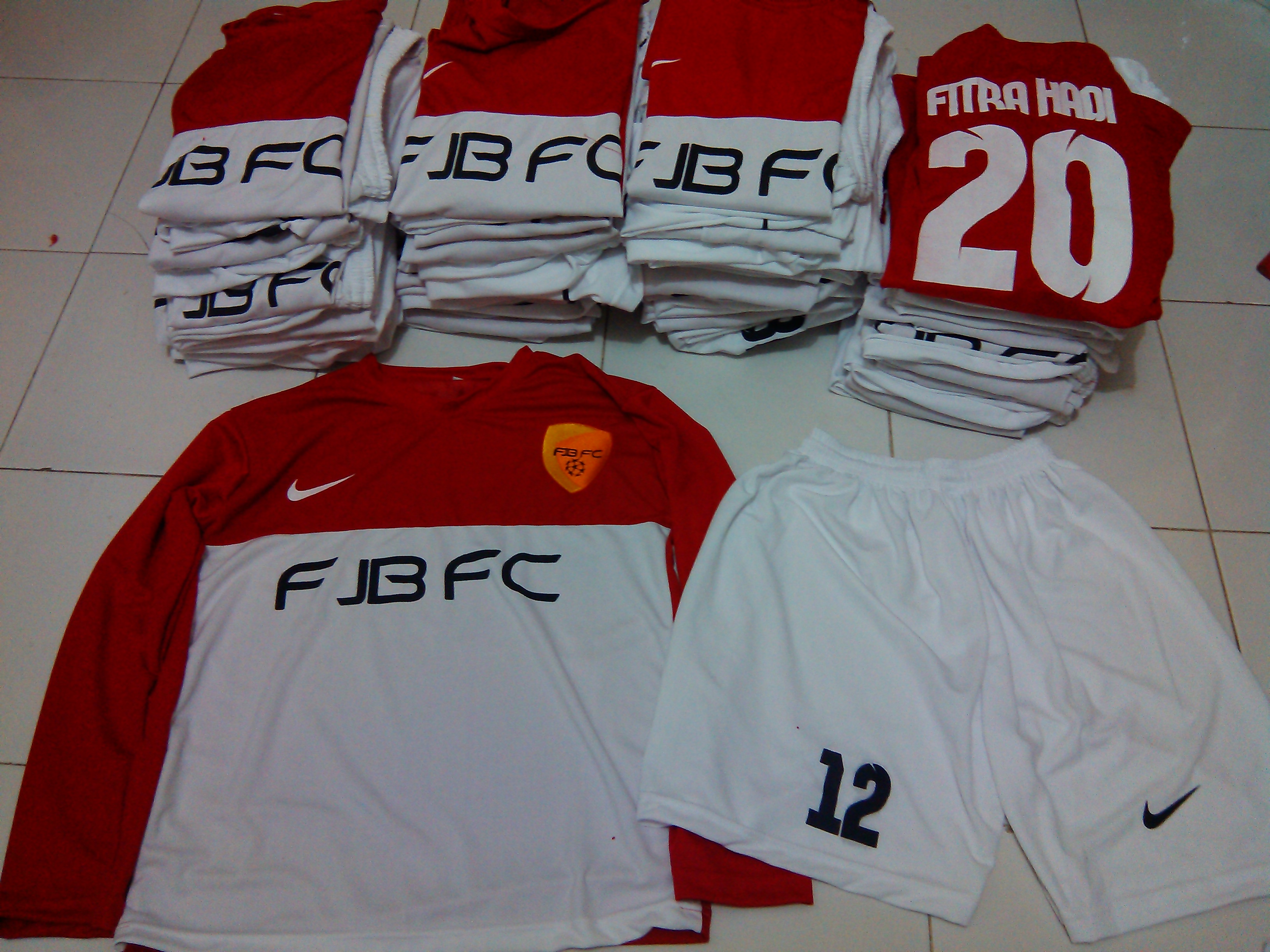 Kaos Bola Futsal  Team FJB FC Batam  luciffer inc 